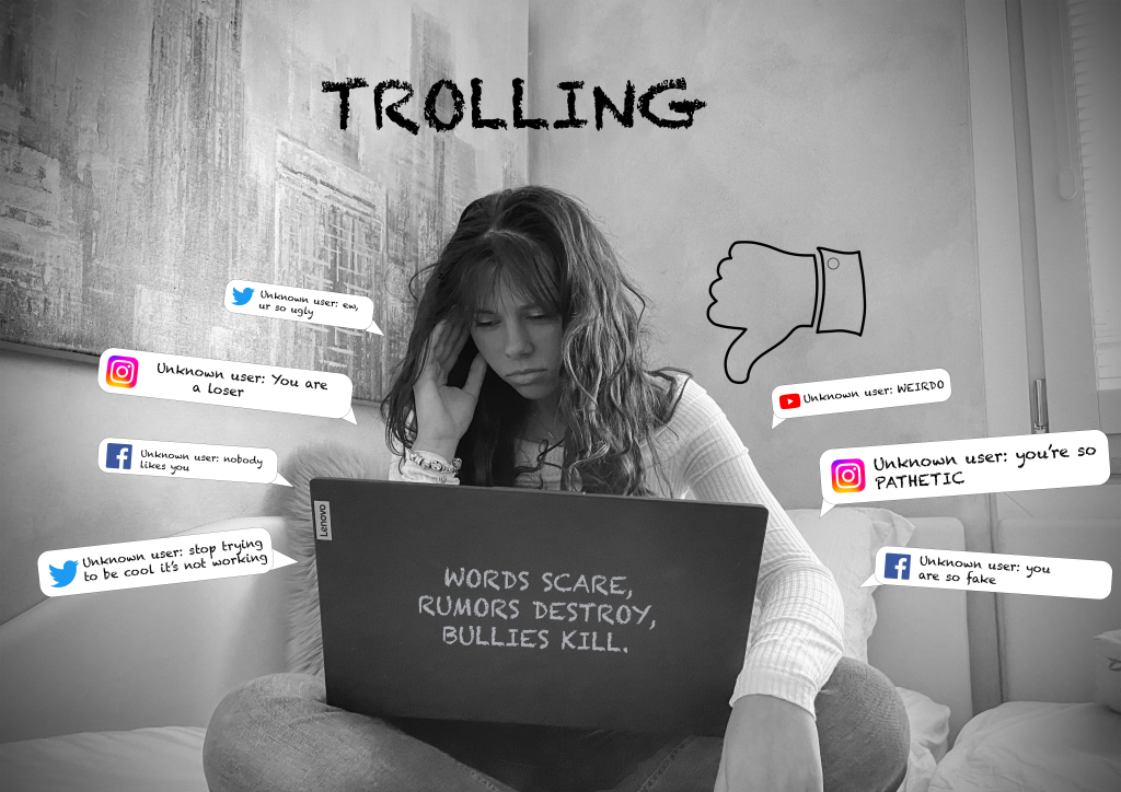 Trolling - Bullismo - Immagine di Sofia Frost